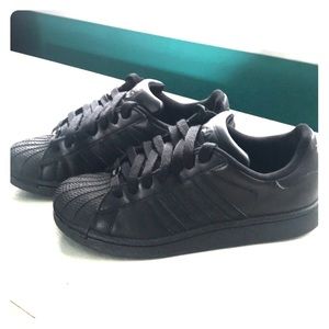 Black shell toe Adidas